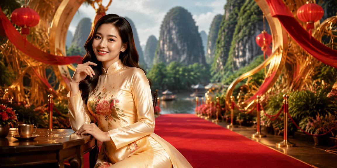 Bối cảnh Ninh Bình minh họa tài liệu điều khoản cho nền tảng giải trí